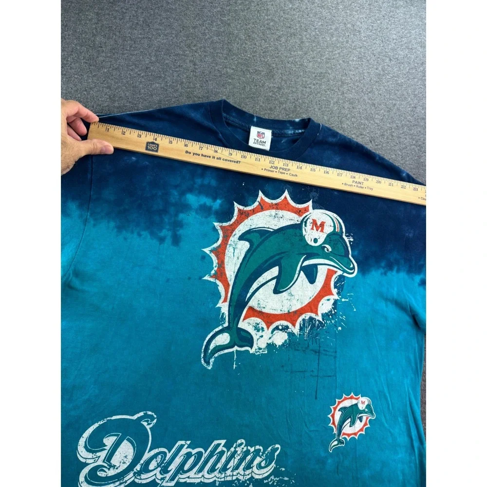 Miami‎ Dolphins NFL Team Apparel Tie Dye T Shirt Mens 2XL NFL Football